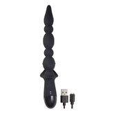 Nasstoys Vibrating Anal Pleasure Wand - 10 Modes, 5 Beads Anal Beads and Balls