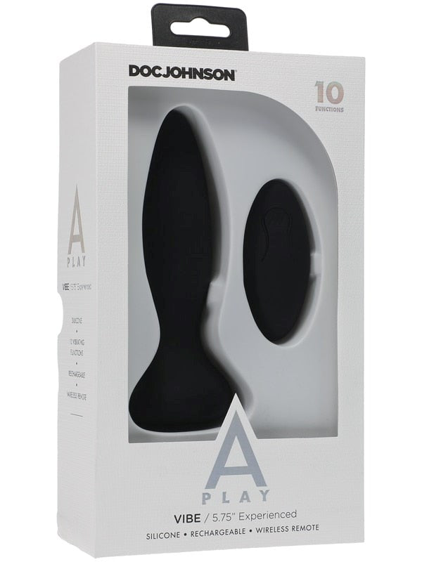 Doc Johnson A-Play Experienced Remote Control Anal Plug Butt Plugs