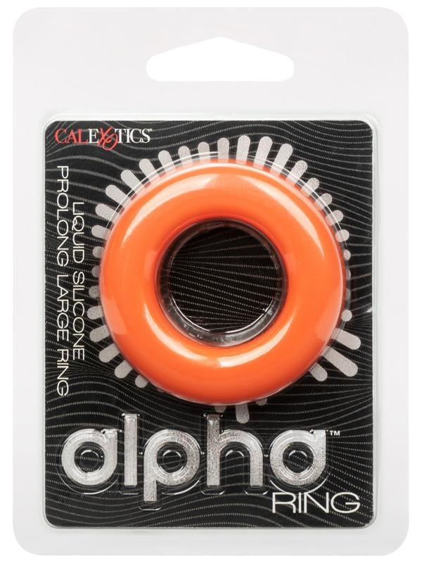 Alpha Liquid Silicone Prolong Large Mens Penis Ring Stretchy Cock Rings