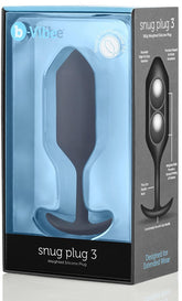 B-Vibe Snug Plug 3 - Discreet, Comfortable Anal Pleasure Butt Plugs