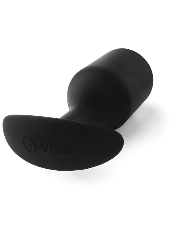 Weighted Silicone Butt Plug for Advanced Users - B-Vibe Snug Plug 6 Butt Plugs