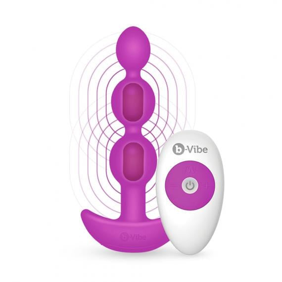 bVibe Triplet - Customizable Vibrating Anal Pleasure Beads Anal Beads and Balls