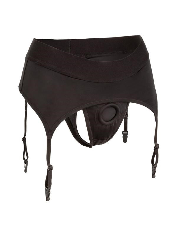 Boundless Harness Compatible Thong with Garter 2XL/3XL G-Strings, Panties and Shorts