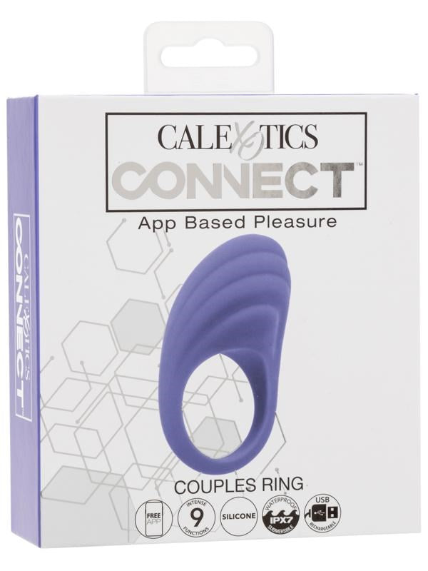 CalExotics Connect 9 Function App Controlled Couples Ring Vibrating Cock Rings