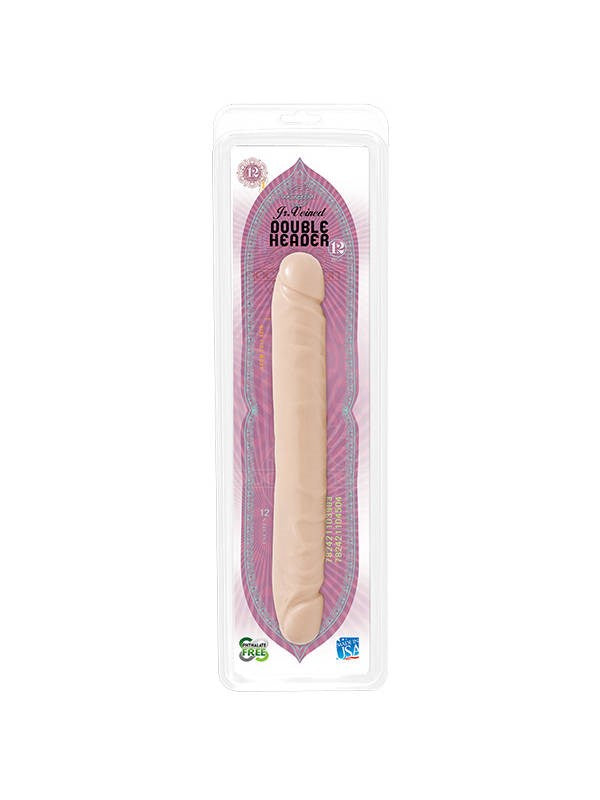 Doc Johnson 12 Inch Jr. Double Header Realistic Dong Double Ender