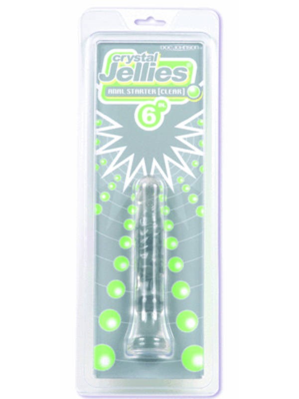 Doc Johnson 6 Inch Crystal Jellies Anal Starter Plug Butt Plugs