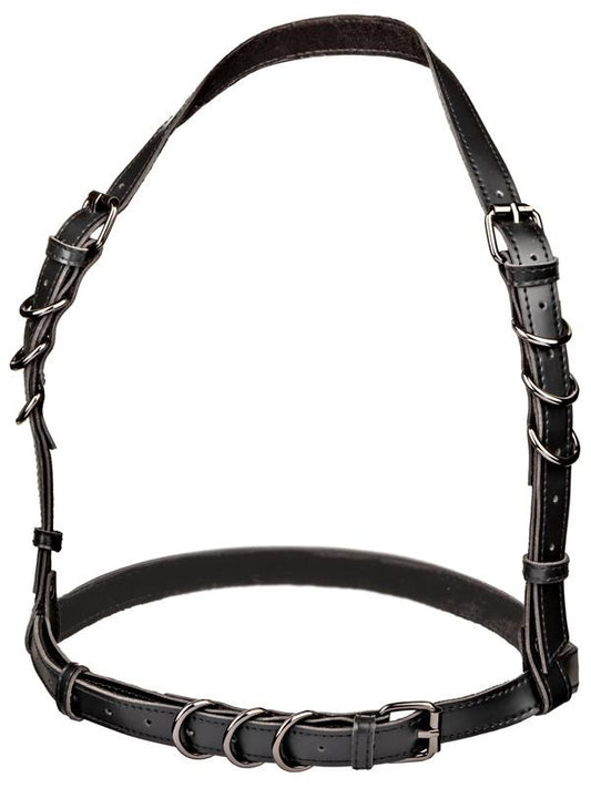 Euphoria Collection Plus Size Adjustable Halter Buckle Harness - Her Fetish