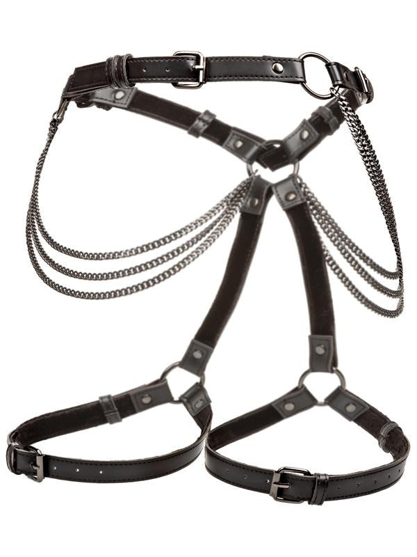 Euphoria Collection Plus Size Multi Chain Premium Thigh Harness Her Fetish