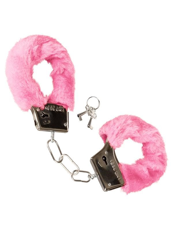 Playful Furry Cuffs Soft Faux Fur Handcuffs Cuffs and Restraints