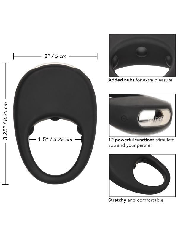 Silicone Rechargeable Pleasure Vibrating Cock Ring Vibrating Cock Rings