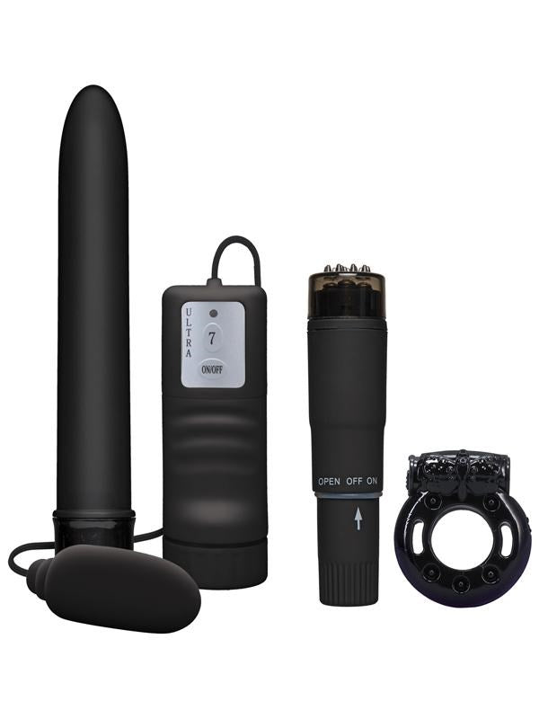 Doc Johnson Black Magic Pleasure Endless Fun Vibrators Set Sex Kits
