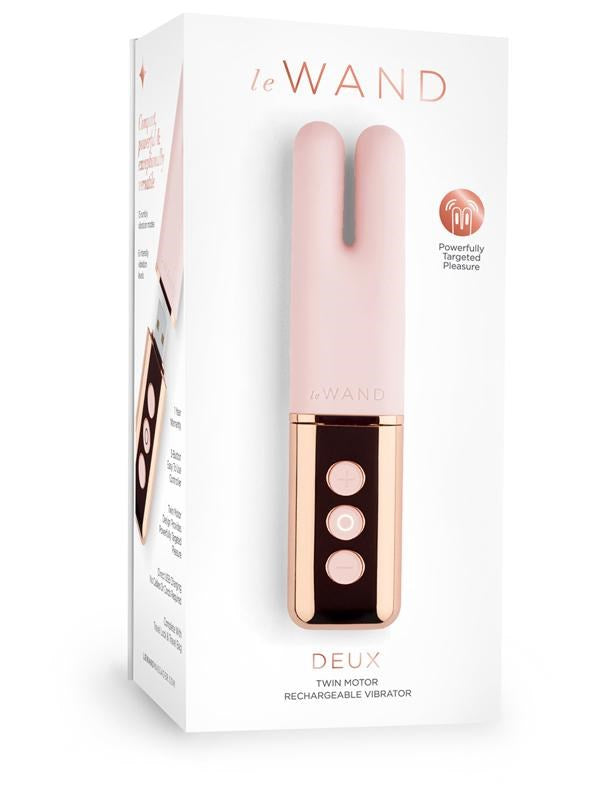 Le Wand Deux - Compact Dual-Motor Pleasure Enhancer Clit Ticklers and Pulsators