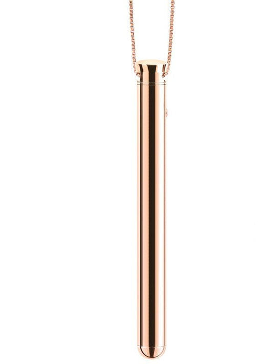 Le Wand Chrome Vibrating Pendant - Elegant Pleasure on the Go - Mini & Slim Vibrators