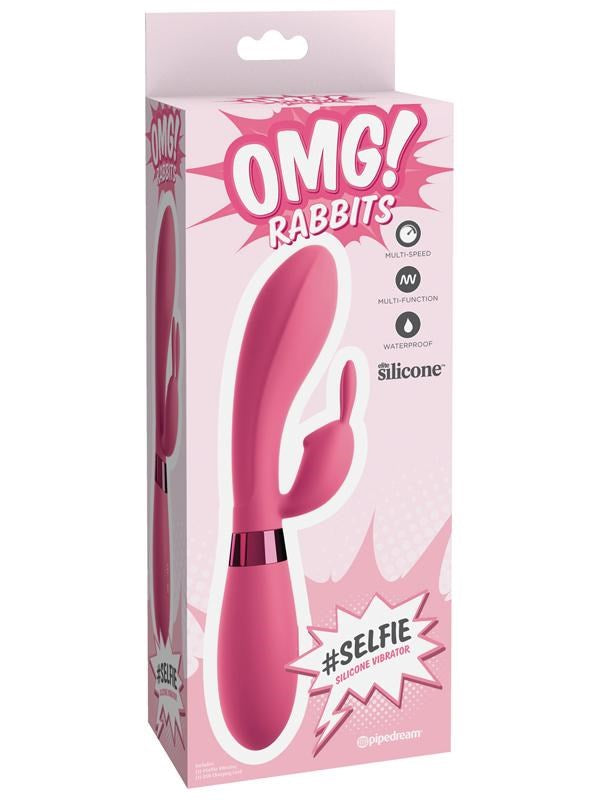 Pipedream OMG Rabbits #Selfie 10 Functions Silicone Vibrator Rabbit Vibrators