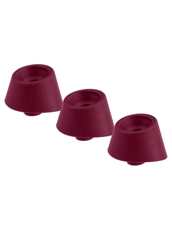 Womanizer Heads Duo - Bordeaus Triple Delight Vibrator Accessories