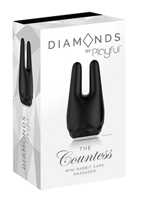 Diamonds by Playful The Countess Mini Rabbit Ears Pussy And Clit Toys