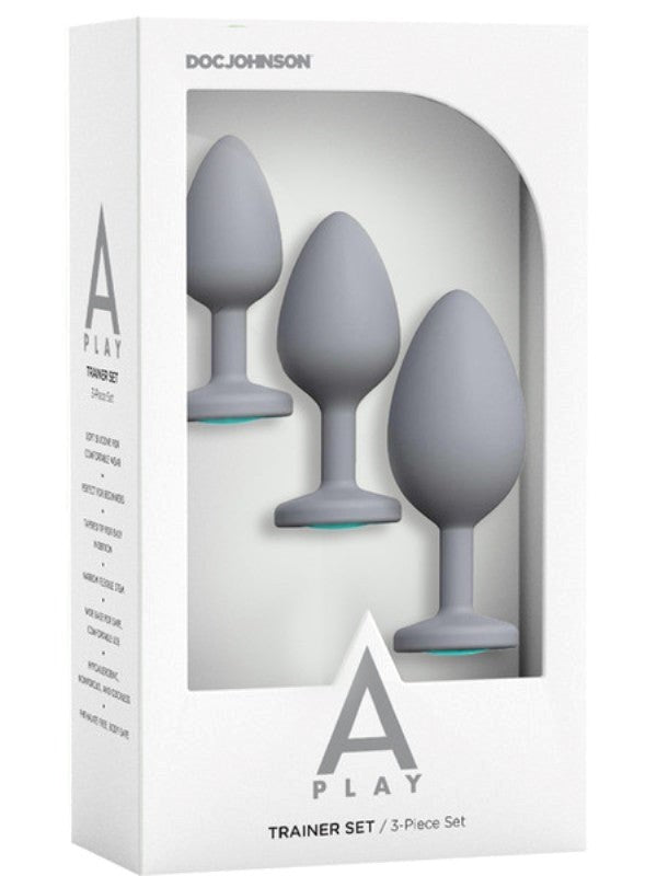 A-Play Trainer Set 3 Piece Set Butt Plugs
