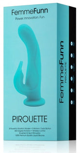 FemmeFunn Pirouette Rotating Wireless Rabbit Vibrator Rabbit Vibrators