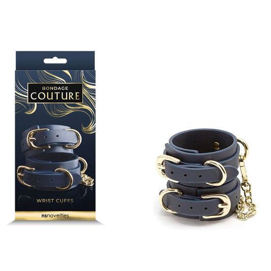 Luxurious Bondage Couture - Sensual Wrist Cuffs - G-Spot Vibrators
