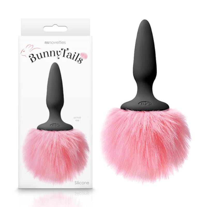 Cozy Kinky Delight - Bunny Tails Mini Fur Butt Plug Body Wands