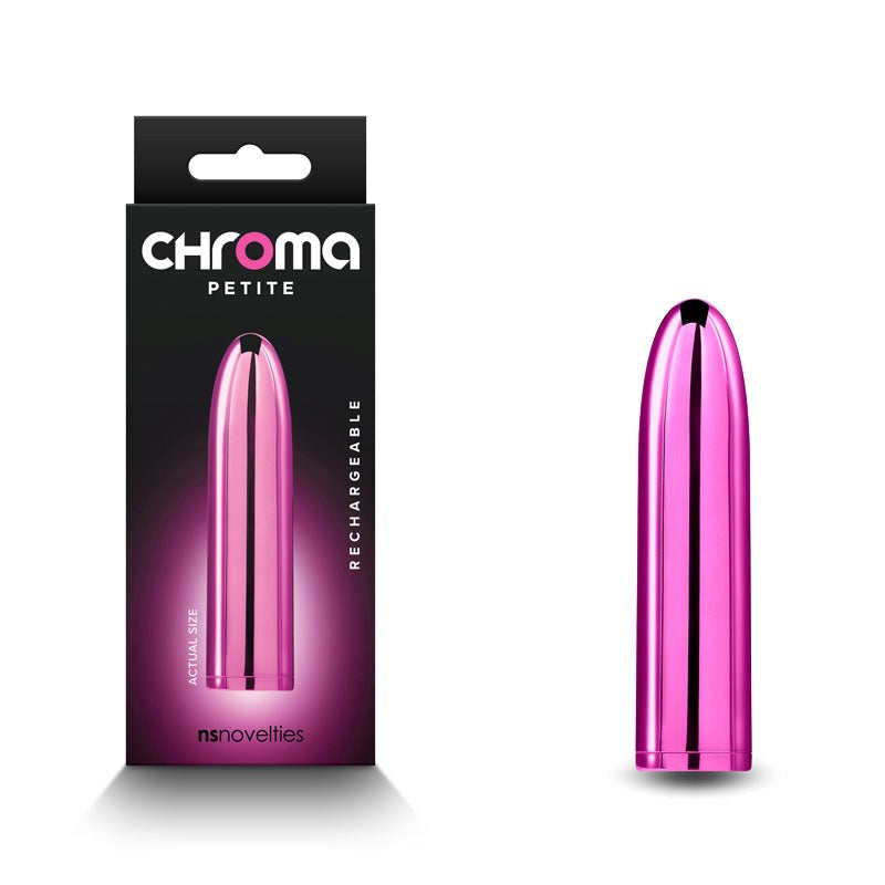 NS Novelties Chroma Petite - Compact USB Rechargeable Bullet Vibrator Realistic Dildos