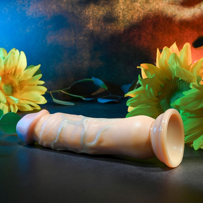 Evolved 7-Inch Realistic Dong - Pleasure and Humor Combined Vibrating Dildos