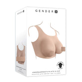 Gender X Plate D-Cup - Realistic, Comfy Wearable Breasts Breast and Nipple Toys