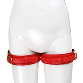 BDStyle Luxury Leather Erotic Thigh Restraints Cuffs and Restraints