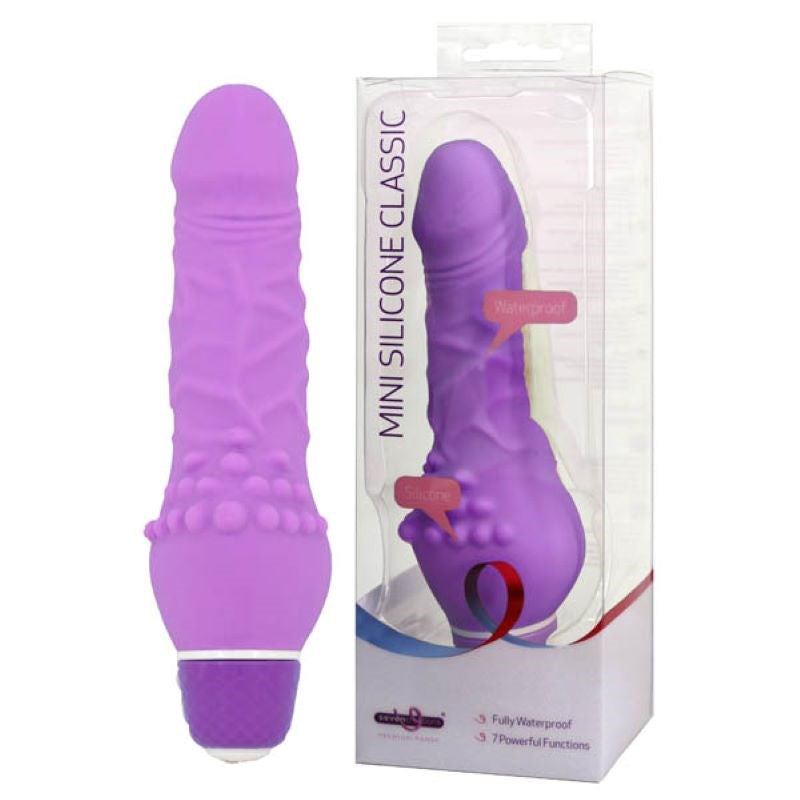 Seven Creations Mini Silicone Classic - Portable Pleasure Silicone Vibrators