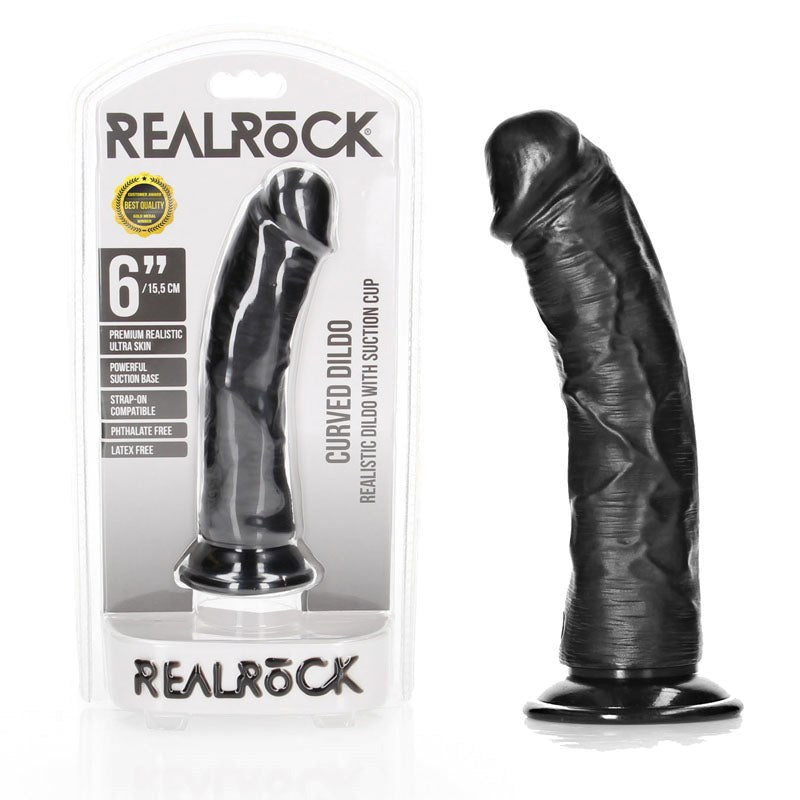 REALROCK Realistic Curved Dildo - Elevate Satisfaction, Pleasure Revolution Realistic Dildos