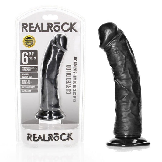 REALROCK Realistic Curved Dildo - Elevate Satisfaction, Pleasure Revolution - Realistic Dildos