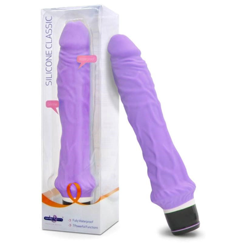 Seven Creations Silicone Classic - 7.5 Inch Vibe Strap On Sextoys