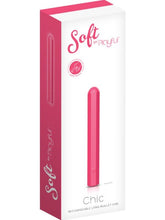 Soft By Playful Chic Rechargeable Long Bullet Vibe Personal Massagers