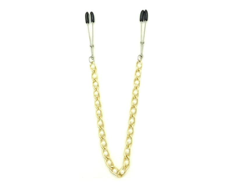 Tweezer Nipple Clamps with Connecting Chain Breast and Nipple Toys
