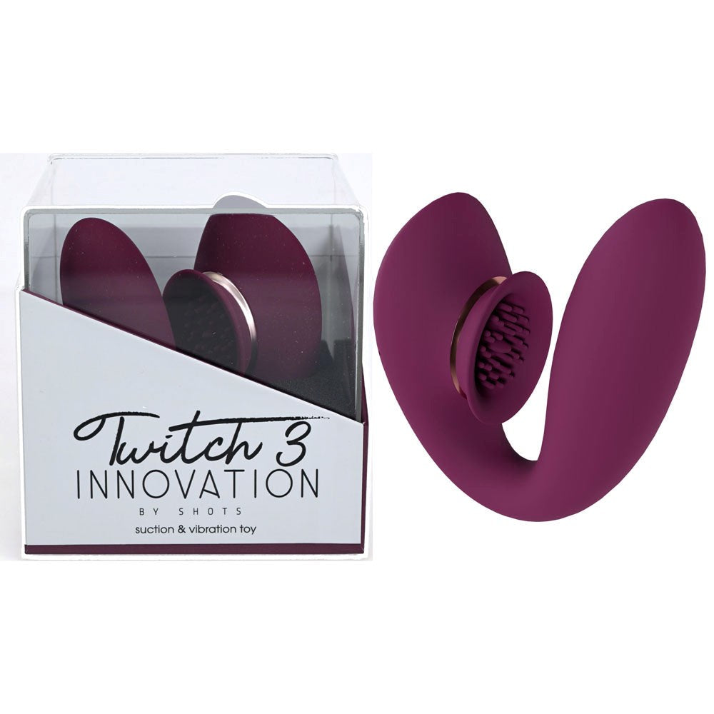Twitch 3 - Rechargeable Vibrator & Suction for Unforgettable Pleasure Waterproof Vibrators