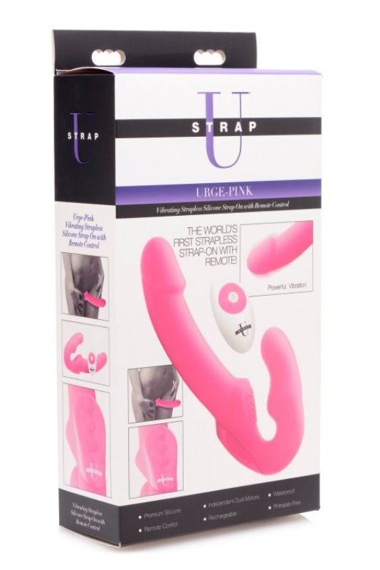 Urge Strapless Strap On With Remote Strap On Sextoys