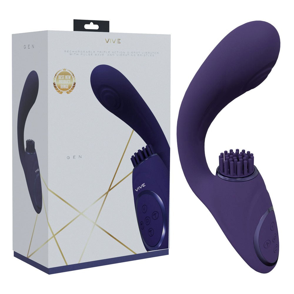 Vive Gen Triple Motor G-Spot Vibrator - Unleash Sensational Bliss Clit Ticklers and Pulsators