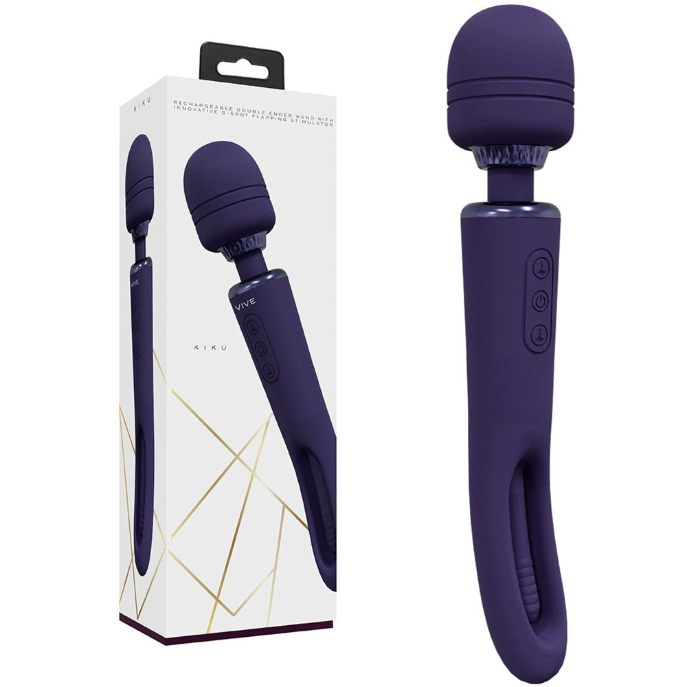 VIVE Kiku - Flapping Tongue and Vibrating Wand Body Wands