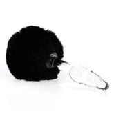 Bunny Tail Glass Butt Plug Anal Beads and Balls