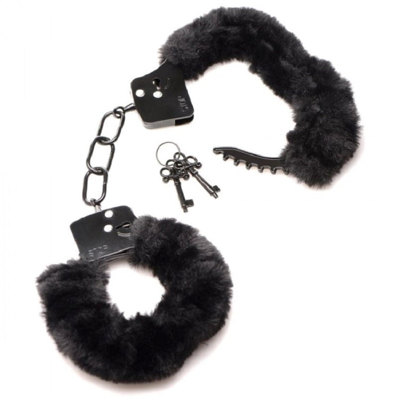 Master Series Cuffed in Fur - Indulgent Furry Handcuffs Babydolls and Chemises