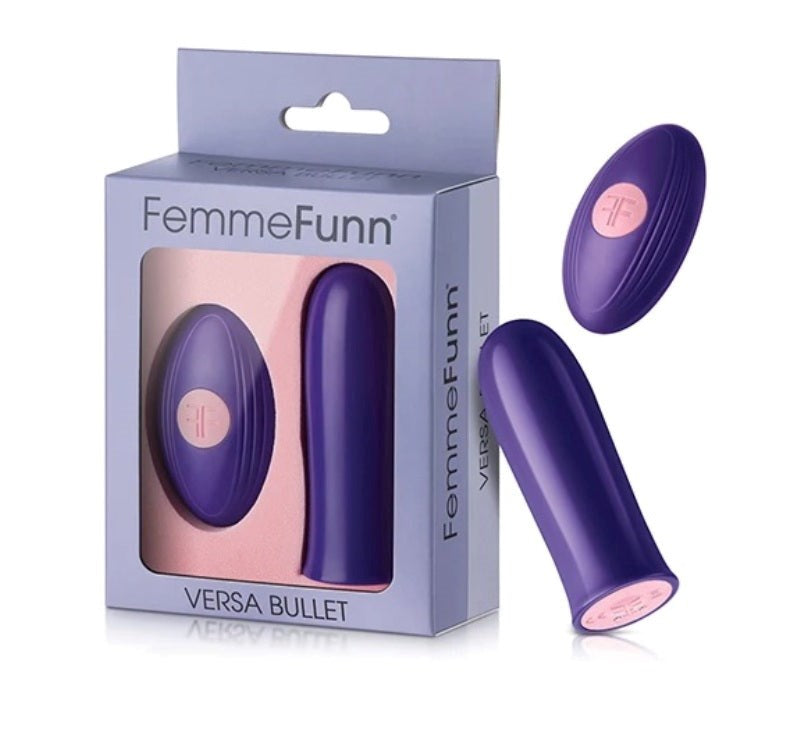 FemmeFunn Versa Bullet - Versatile, Magnetic-Charged Vibrator Butt Plugs