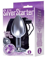 Icon Brands' Sparkling Silver Delight - Jeweled Pleasure Plug Body Wands