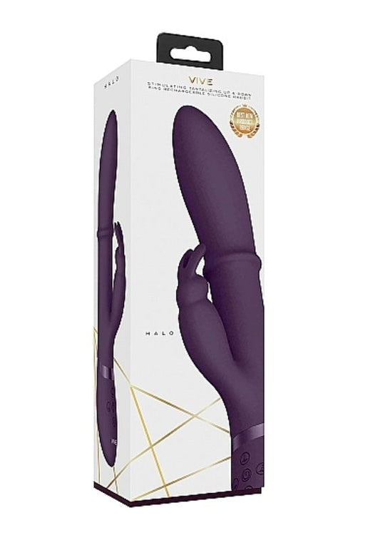 Vive Halo Rabbit Vibrator - Elevate Your Intimate Bliss - Non-Realistic Dildos