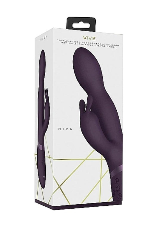 Vive Niva 360 Degrees Rabbit Vibrator - Ecstatic Sensations Await {% if variant != 'Default Title' and variant != blank %} {% endif %} Rabbit Vibrators