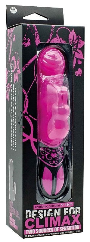 Design for Climax 5 in. Silicone Vibrator & Clit Stimulator Silicone Vibrators