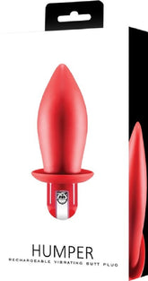Excellent Power Wide Humper Rechargeable Vibrating Butt Plug Bullet Vibrators