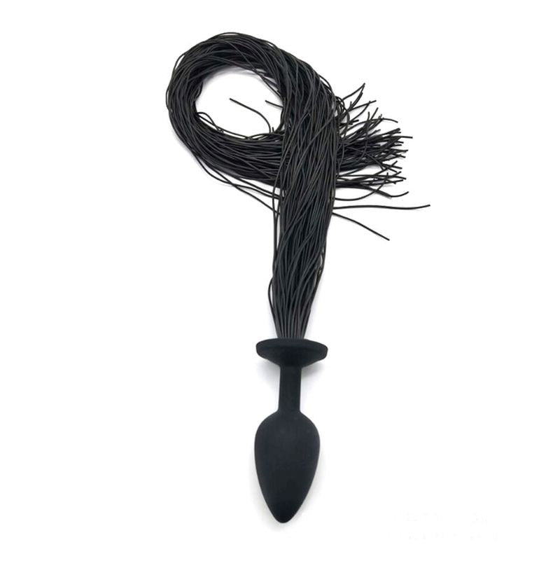 Faux Horsetail Silicone Anal Plug Small Butt Plugs