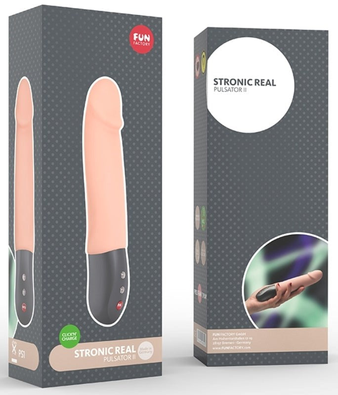 Fun Factory Stronic Real - Pulsating Pleasure for Unparalleled Ecstasy Clit Ticklers and Pulsators