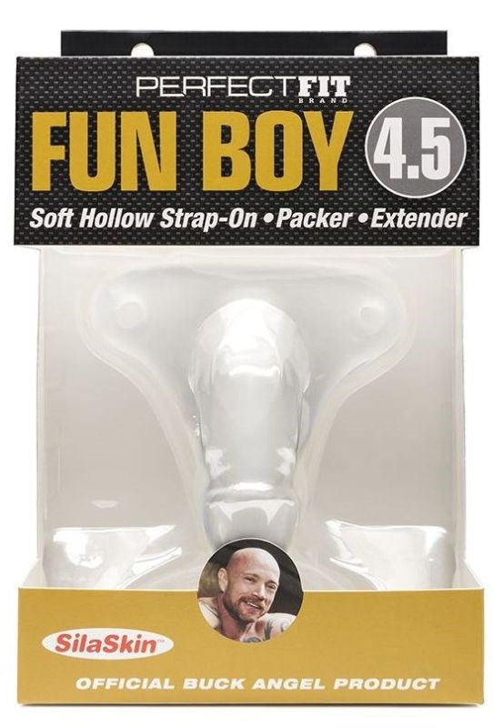 Perfect Fit Fun Boy 4.5 Inch Soft Hollow Strap-On Butt Plugs