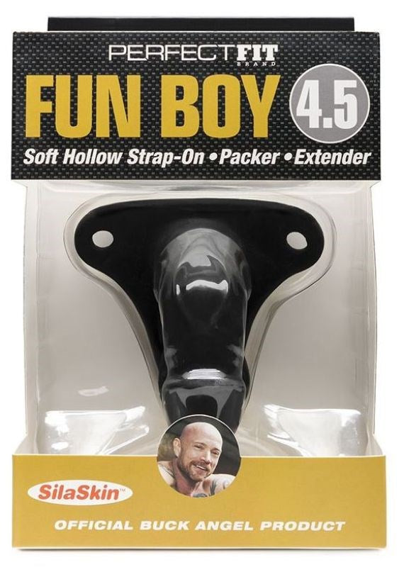 Perfect Fit Fun Boy 4.5 Inch Soft Hollow Strap-On Butt Plugs